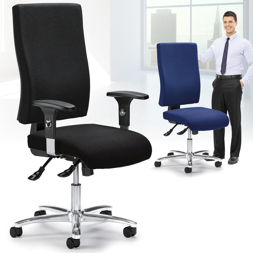 Bürodrehstuhl COMFORT R BIG DELUXE - Synchron-Mechanik