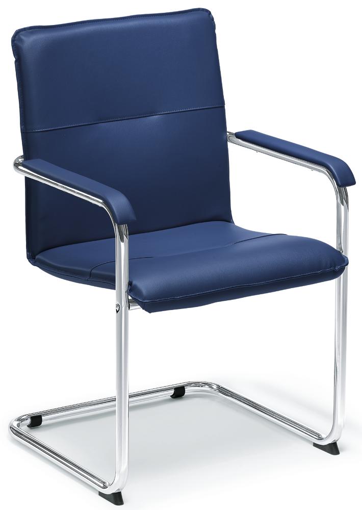 Besucherschwinger DESKIN1 | Blau | Verchromt