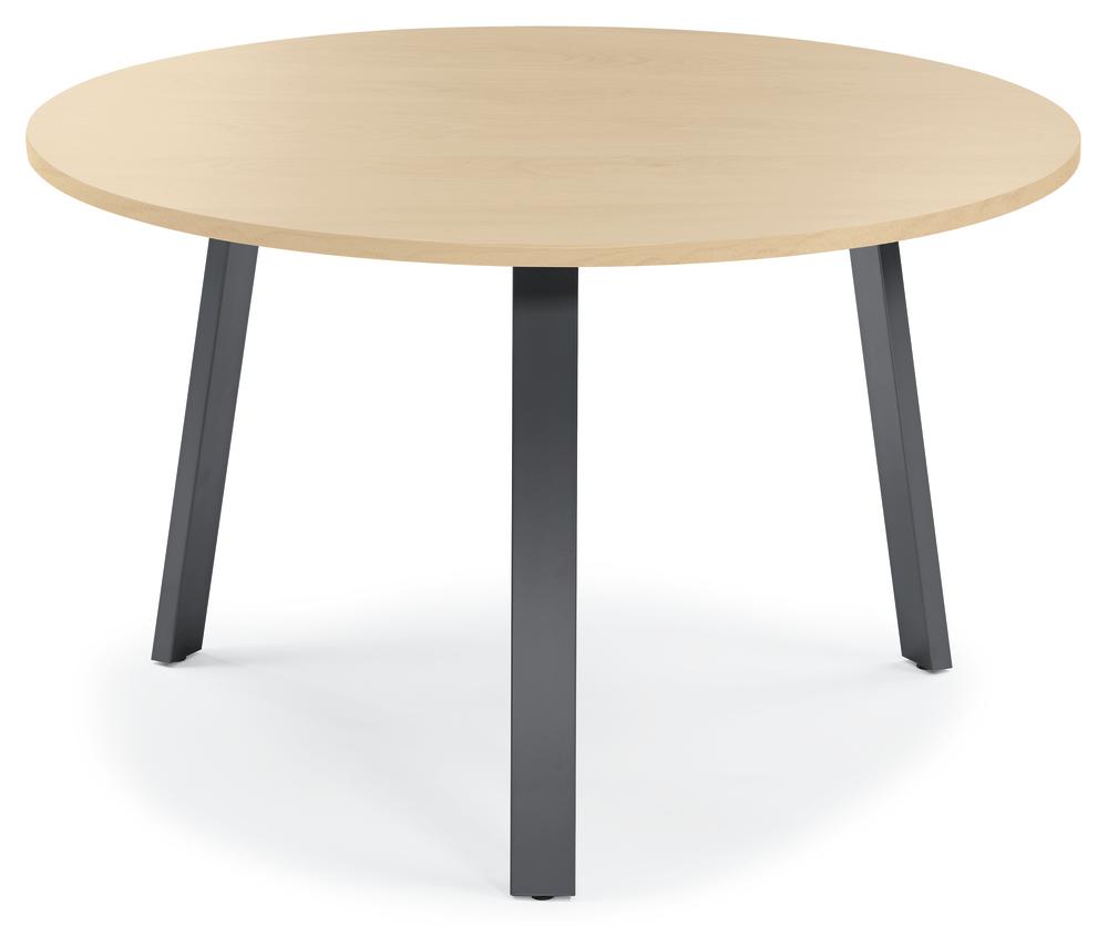 Konferenztisch DESKIN RIO | Ahorndekor | Anthrazitgrau RAL 7016 | 1200