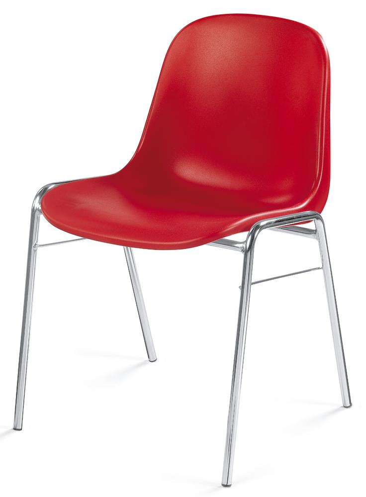 Besucherstuhl HIP | Rot