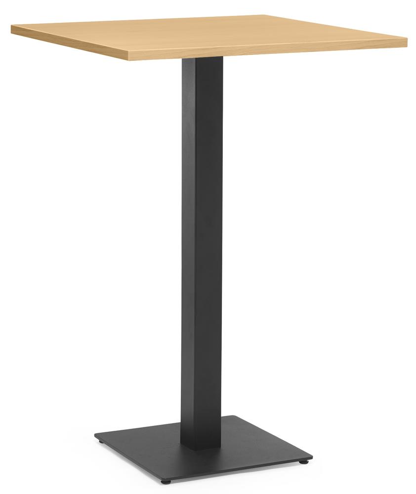 Cafeteria-/Stehtischsystem PARMA eckig | Buchedekor | 1125 | Schwarz