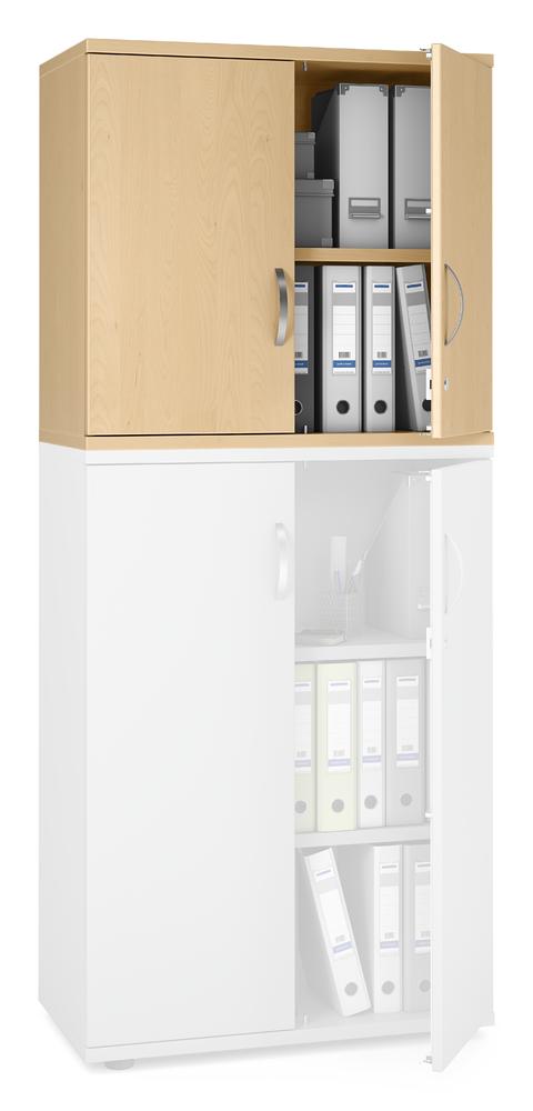 Flügeltüren-Aufsatzschrank Multi M pro | Buchedekor | 800