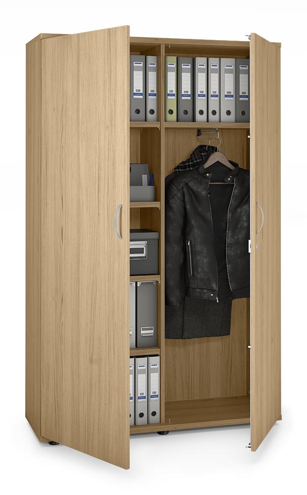 Garderobenschrank MULTI M pro | Eiche hell | 1200 | 1890 mm (5 OH)
