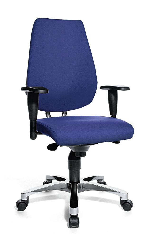 Bürodrehstuhl SITNESS 50 mit Armlehnen | Blau