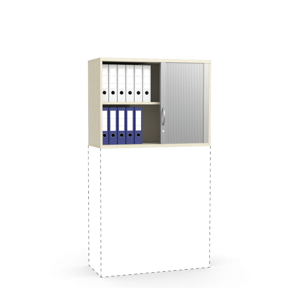 Rollladen-Aufsatzschrank MULTI M pro | Ahorndekor | 1000