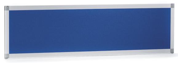Tischtrennwand /Tischstellwand MIAMI schallabs. 1200 | Stoff blau, schallabsorbierend