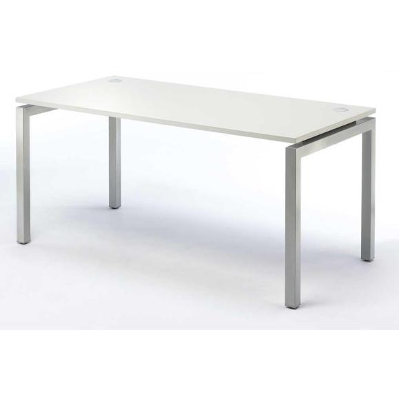 Schreibtisch 4-Fuß Basic MULTI M Lichtgrau | 1600