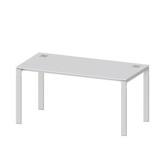 Schreibtisch 4-Fuß Comfort EVO Lichtgrau | 1600