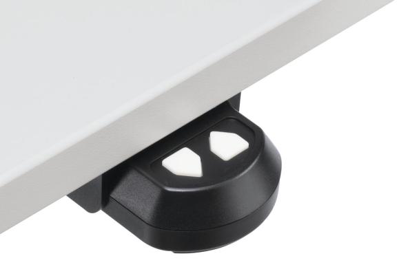 Höhenverstellbarer Schreibtisch BASIC MULTI M Weiß | 1600