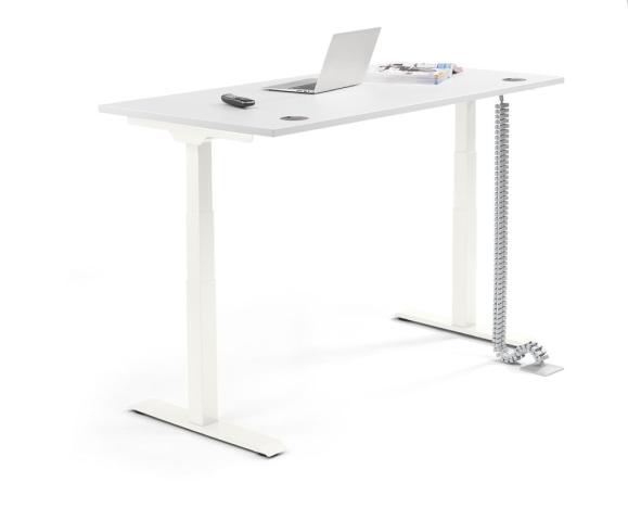 Höhenverstellbarer Schreibtisch FLEX MODUL Weiß | 2000 | Weiß