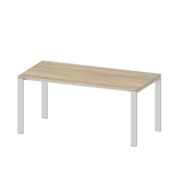 Schreibtisch 4-Fuß Basic EVO Wildeiche | 1600